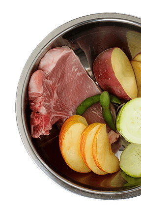 Plato de comida natural